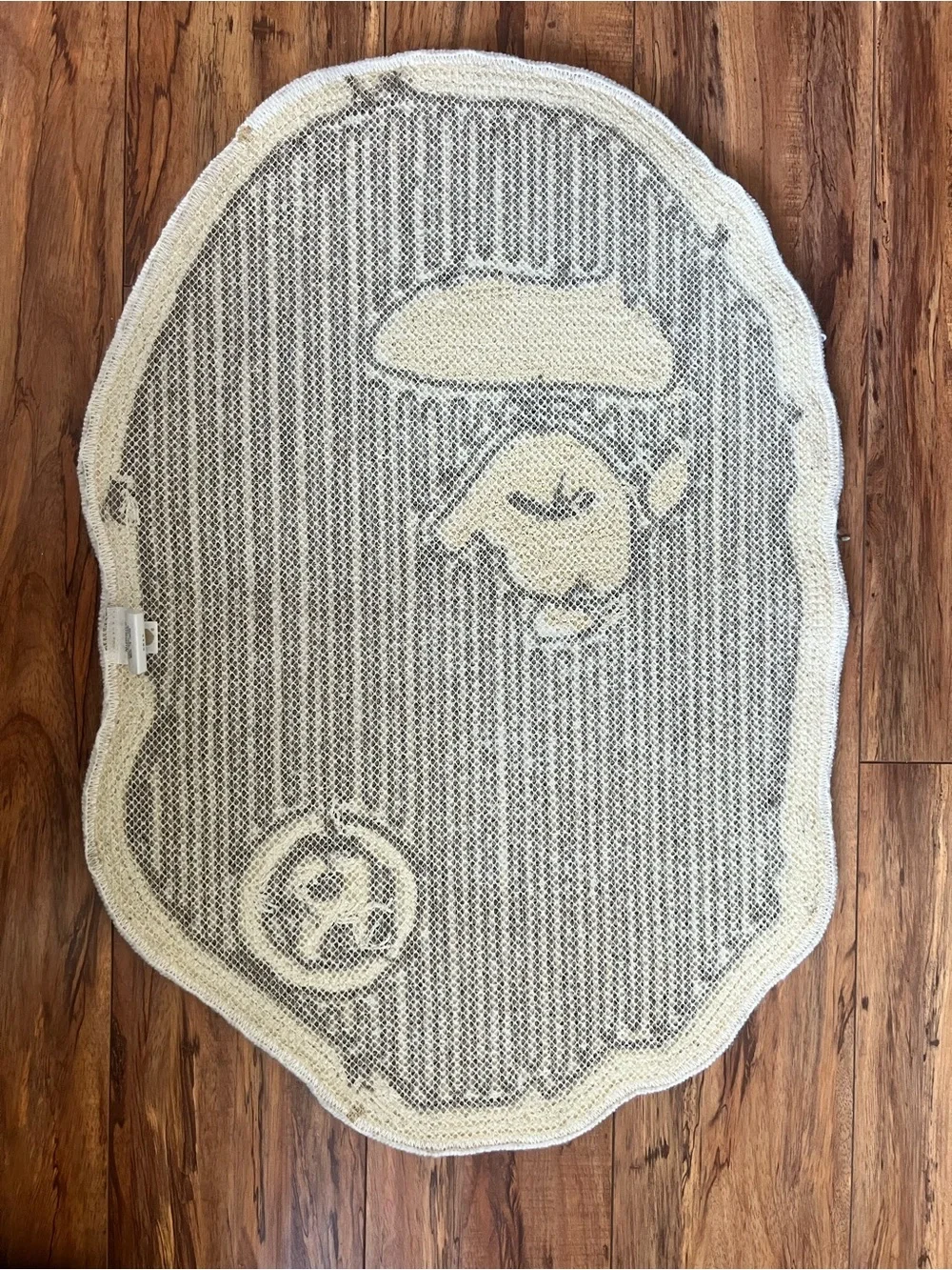 Bape Rug in Brown, Yellow & White 03 (5772) 2524